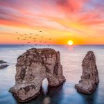 Pigeon Rocks in Raouche