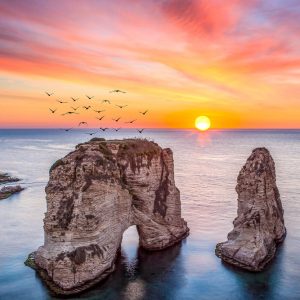 Pigeon Rocks in Raouche